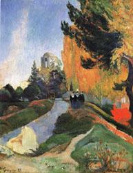 Paul Gauguin The Alysamps Sweden oil painting art